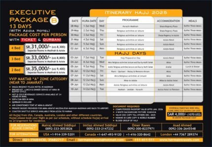 Executive Package 13 Days